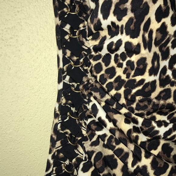 Trimshaper leopard one-piece swimsuit - Picture 3 of 5